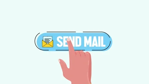 Send Mail Button Stock Footage 303260148