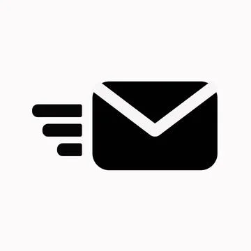 Send mail icon. sms line. High quality black style vector icons Stock Illustration