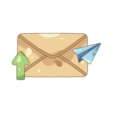 Send mail Ilustração Stock