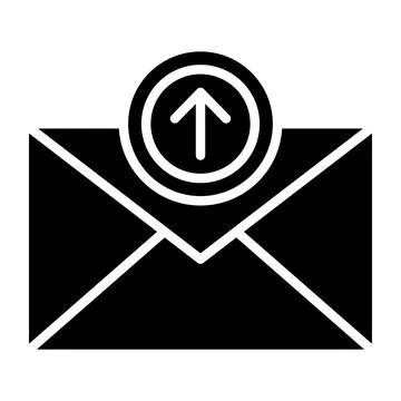 Send mail Vector Icon Design Illustration Stock Illustration