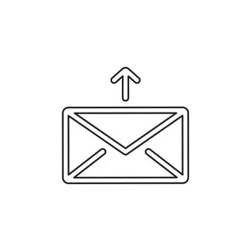 Send mail vector icon Stock Illustration