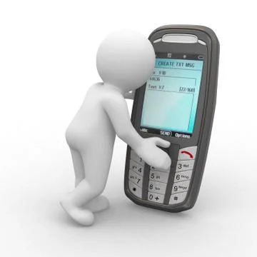 Send message Stock Illustration