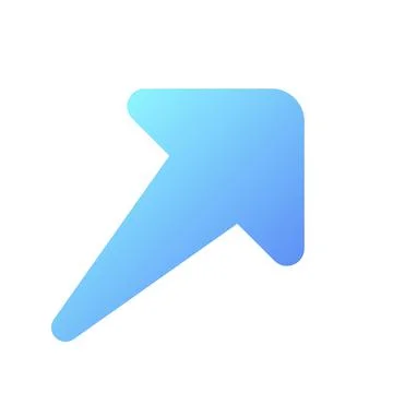 Send message pixel perfect flat gradient color ui icon Illustrazione stock