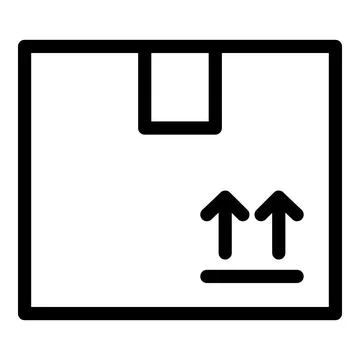 Send parcel icon, outline style イラスト素材