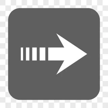 Send Right Rounded Square Button Illustrazione stock