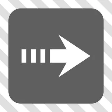 Send Right Rounded Square Button Illustrazione stock