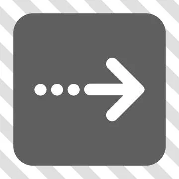 Send Right Rounded Square Button 스톡 일러스트