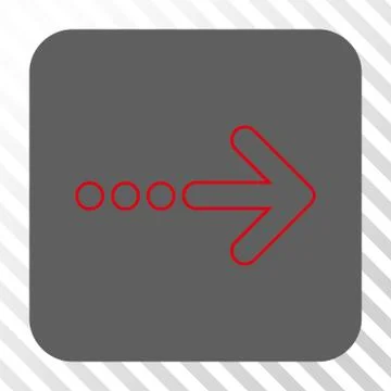 Send Right Rounded Square Button Stock Illustration