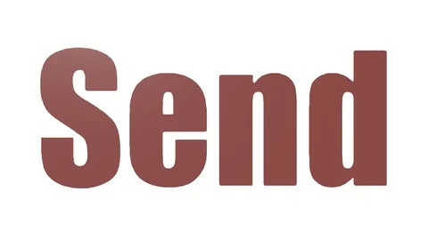 Send Wordcloud Animated Isolated Stock Footage 107209206