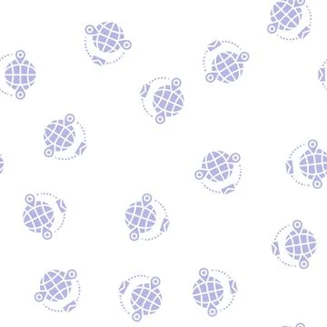 Sending abroad glyph seamless pattern イラスト素材