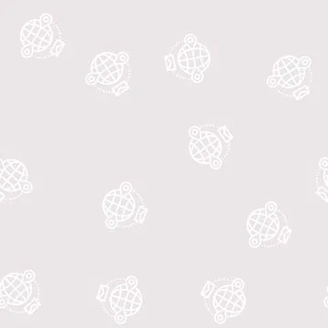 Sending abroad line seamless pattern 스톡 일러스트