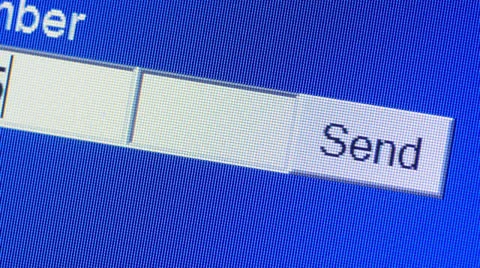 Sending credit card data over internet website 스톡 동영상 25954302