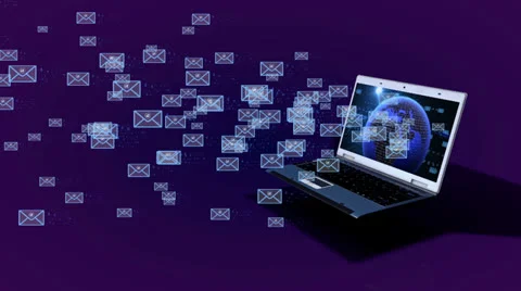 Sending e-mail Stock Footage 23273449