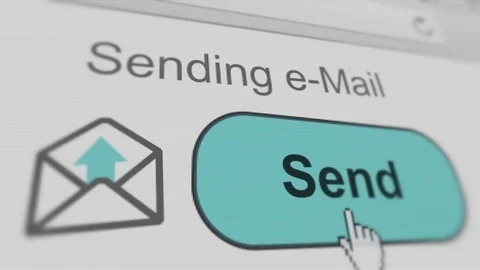 Sending e-mail Stock Footage
