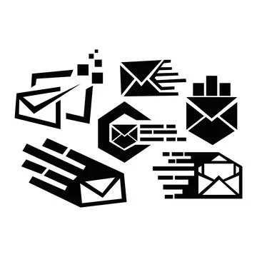 Sending mail or message icon Stock Illustration