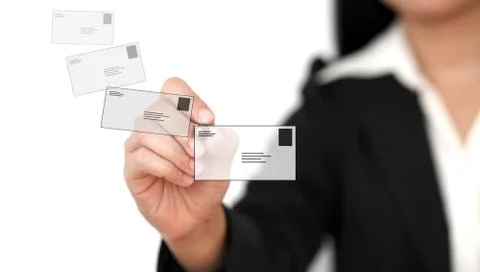 Sending mail Stock Photos