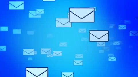 Sending Mails background (Loop) Stock-Footage 1071406