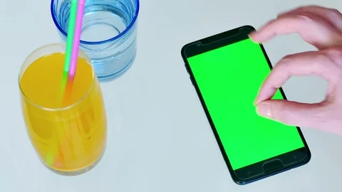 Sending a Message and Use a Smartphone Stock-Footage 90907512