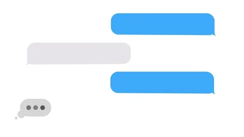 Sending message. Chat. Stock-Footage 122937500