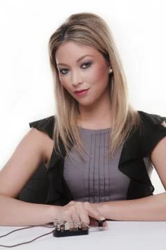 Sending a message Stock Photos