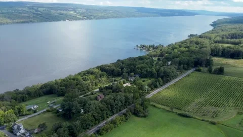 Seneca Lake, NY Stock Footage 291454762
