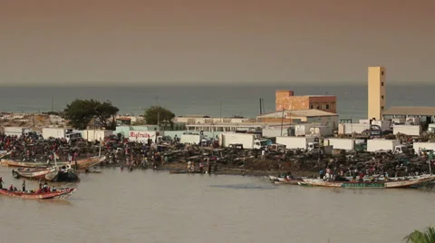 Senegal. Bay Stockbeeldmateriaal 33411491