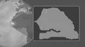 Senegal channeled. Bilevel 4k or 4k+ Resolution