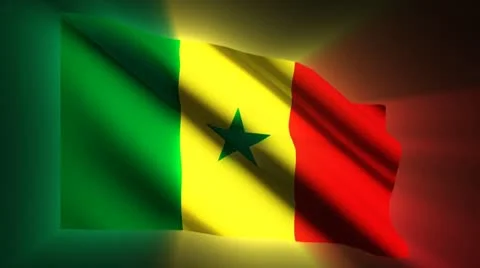 Senegal Flag Stock Footage 8961033