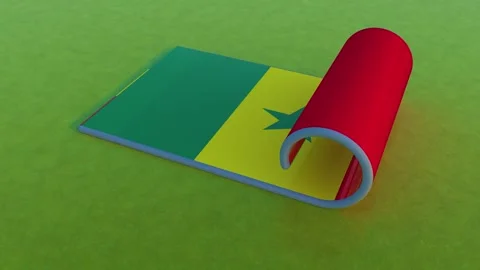 Senegal Flag 스톡 동영상 260608062