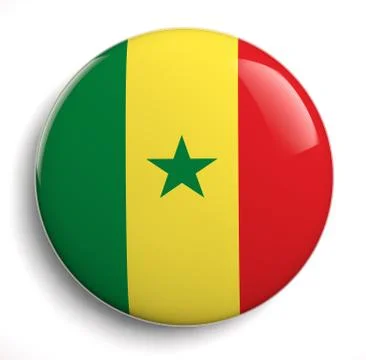 Senegal flag Stock Illustration