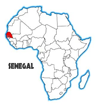 Senegal Stock Illustration