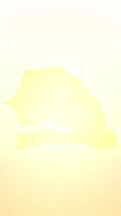 Senegal Map Opener Stock Footage 267850935