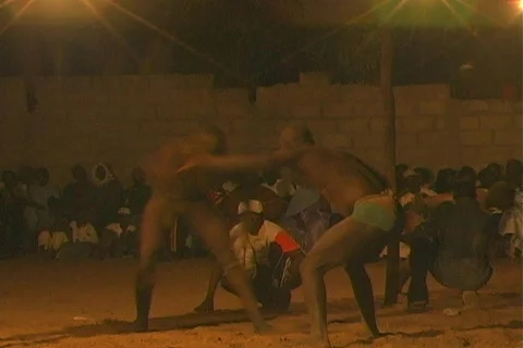 Senegal Wrestling 12 Stock Footage