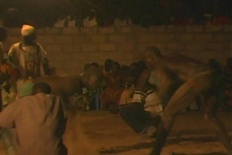 Senegal Wrestling 8 Stock Footage