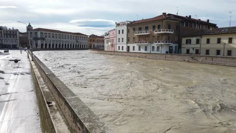 Senigallia River, Misa River Stock Footage 231242507