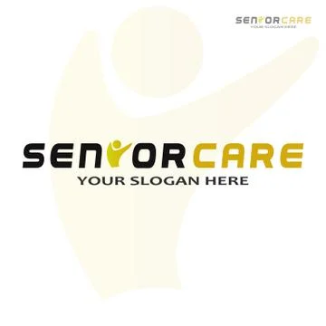 SENIOR CARE LOGO Stock Illustration