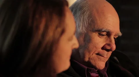 Senior couple dealing with a difficult issue Video stock 1059224