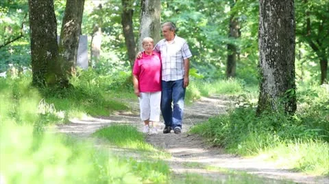 Senior couple Stock Footage 24638580