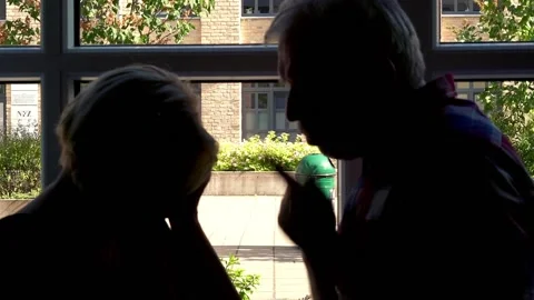 Senior couple having relationship difficulties at home Stock Footage 117044553