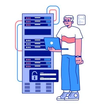 Senior developer. Oldman programming and coding. Developing Stock Illustration