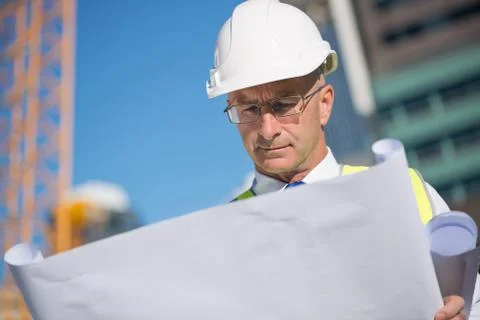 Senior engineer Stock Photos