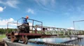 Senior engineer power and energy on water treatment unit, industrial plant HD Footage