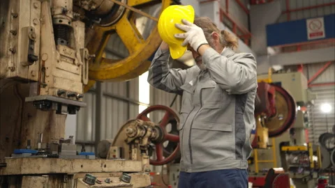 Senior experienced technician checking and maintenance Video stock 317903722