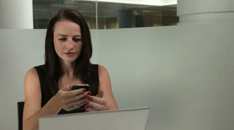 Senior female executive at work Video stock 41267181