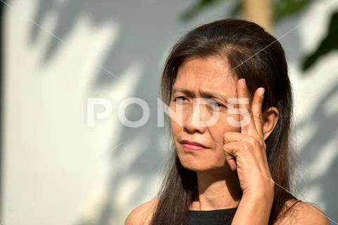 Senior Gramma With Alzheimers Stock Photos