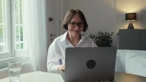 Senior lady Stock Footage 242140250