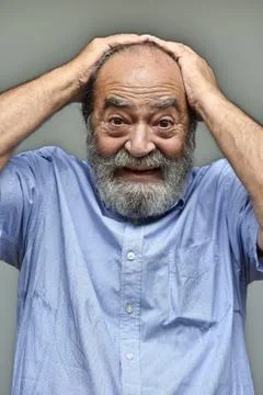 Senior Male Memory Problems Foto stock