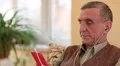 Senior man communicates via smartphone. Man with cell phone HD Footage