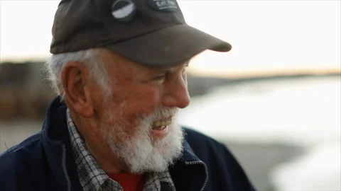 Senior man looking to camera. 스톡 동영상 88370726