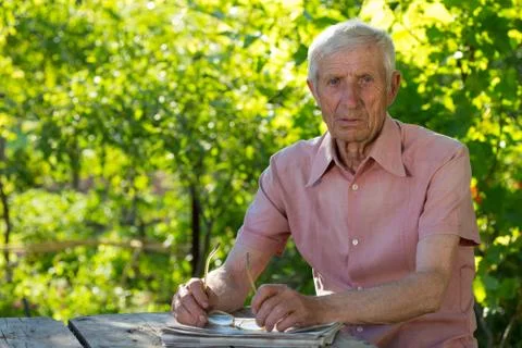 Senior man Foto stock